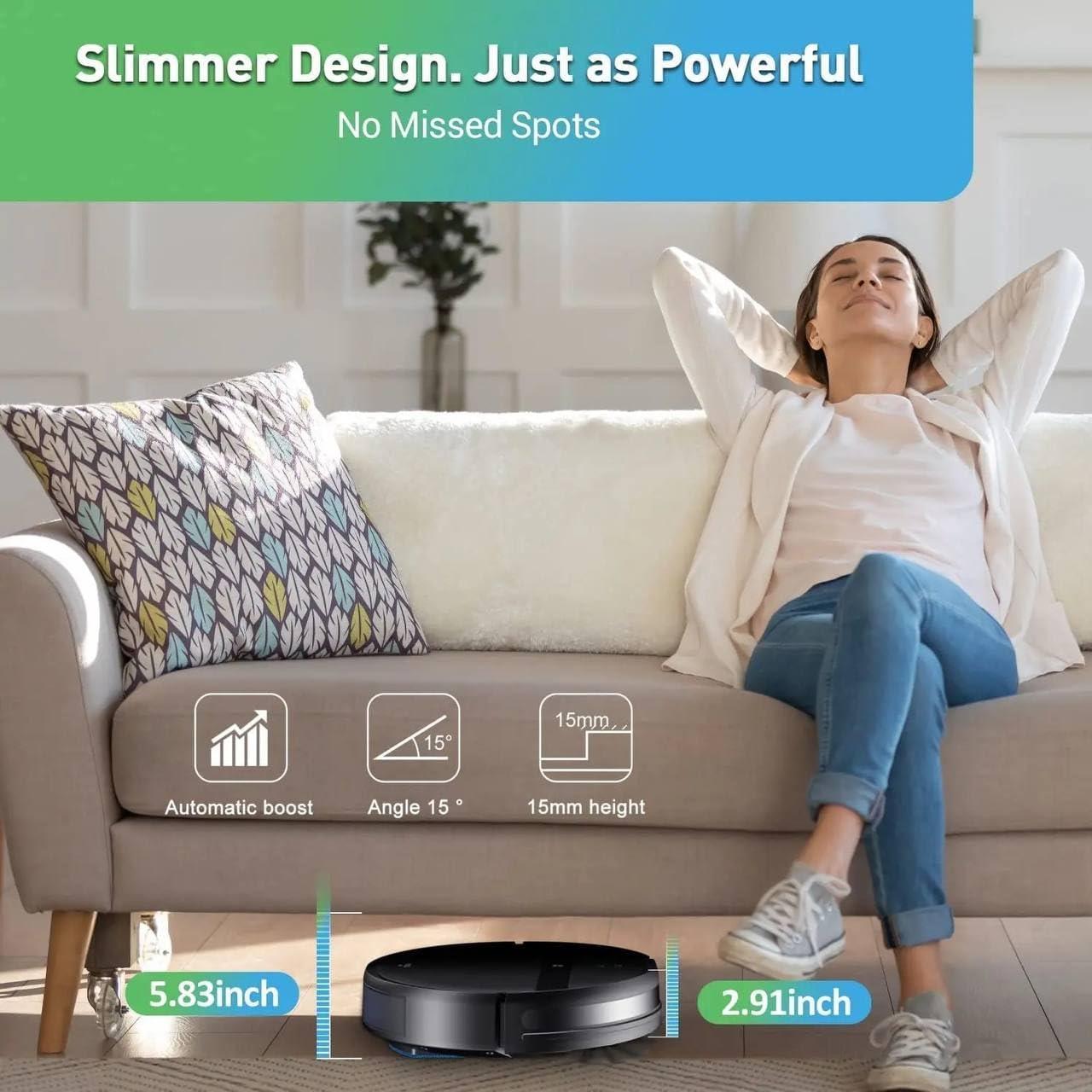 Aspiradora y Mopa 2 en 1 Zazz Co - Control App, 1400Pa, Autocarga