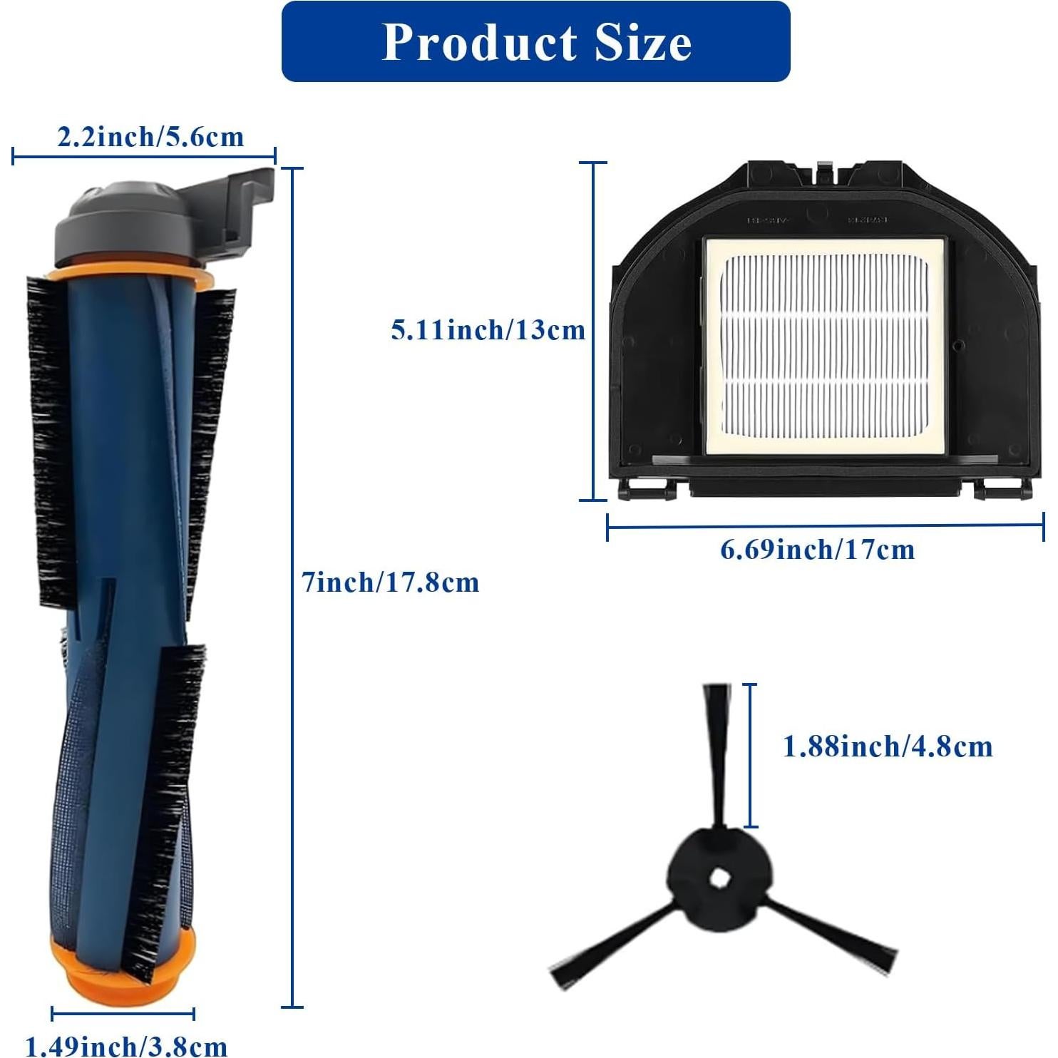 Kit de Repuestos para Aspiradora Robot Shark RV2310AE - 10 Piezas