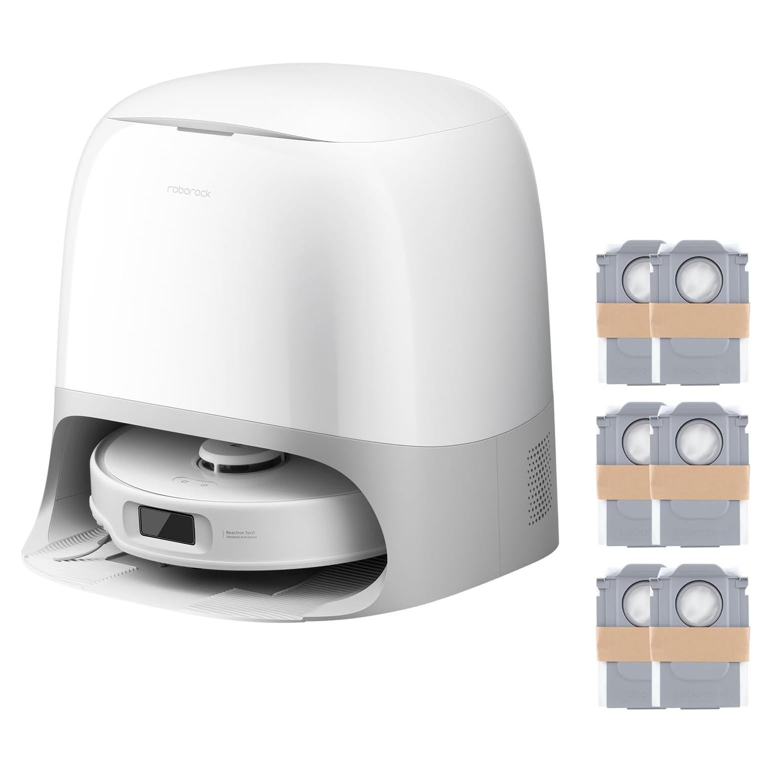 Aspiradora Robot Roborock Qrevo Curv S5X con Mopa y 6 Bolsas