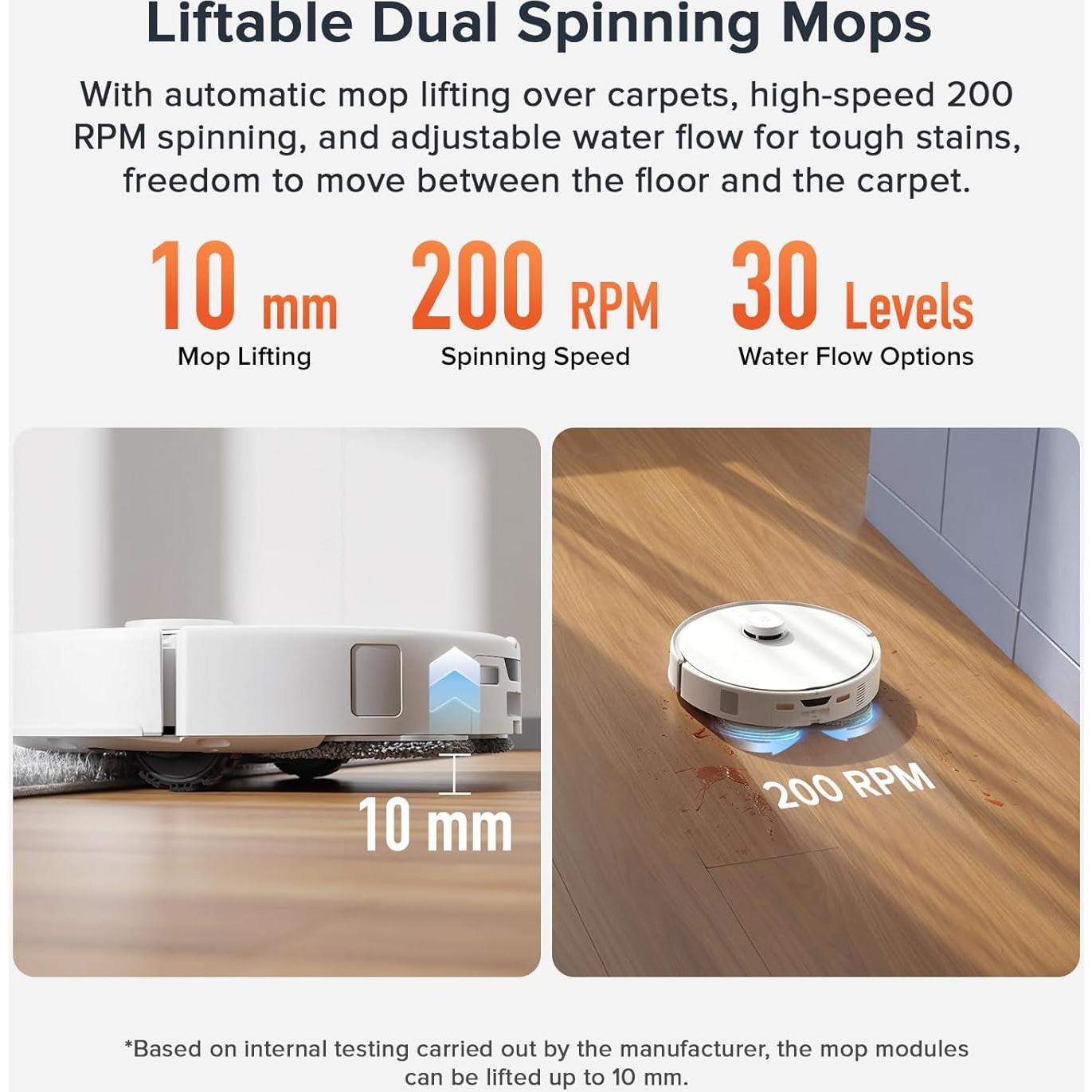 Aspiradora Robot Roborock Qrevo Curv S5X con Mopa y 6 Bolsas