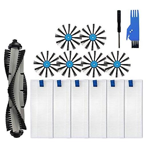Kit de Repuestos para Aspiradora Robot Bissell 3115 - 1 Cepillo Principal, 6 Filtros HEPA