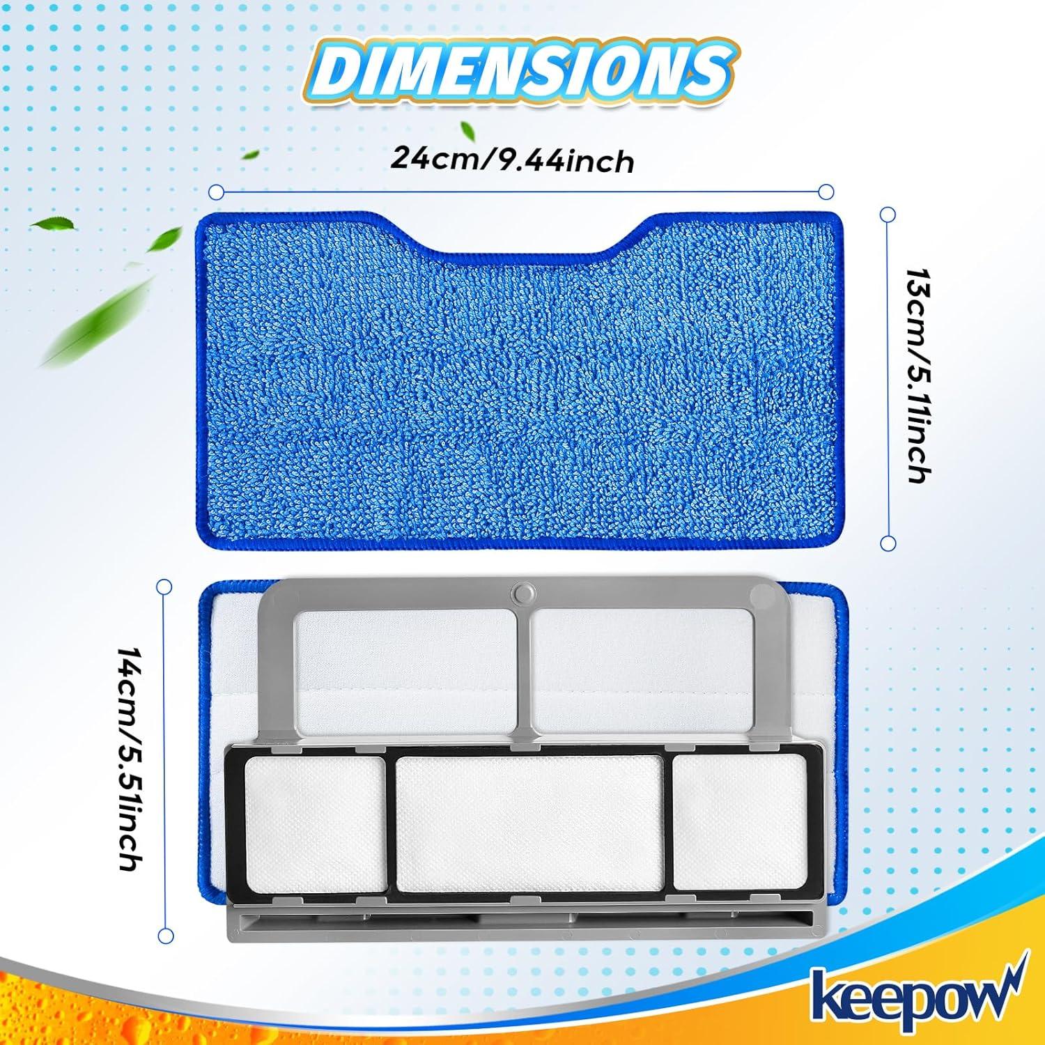 Almohadillas de Mopa Reutilizables KEEPOW para Shark VACMOP