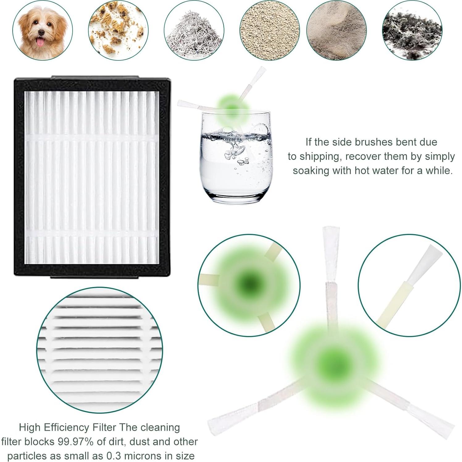 24 Piezas Repuesto Katerelis para iRobot Roomba Combo j7+