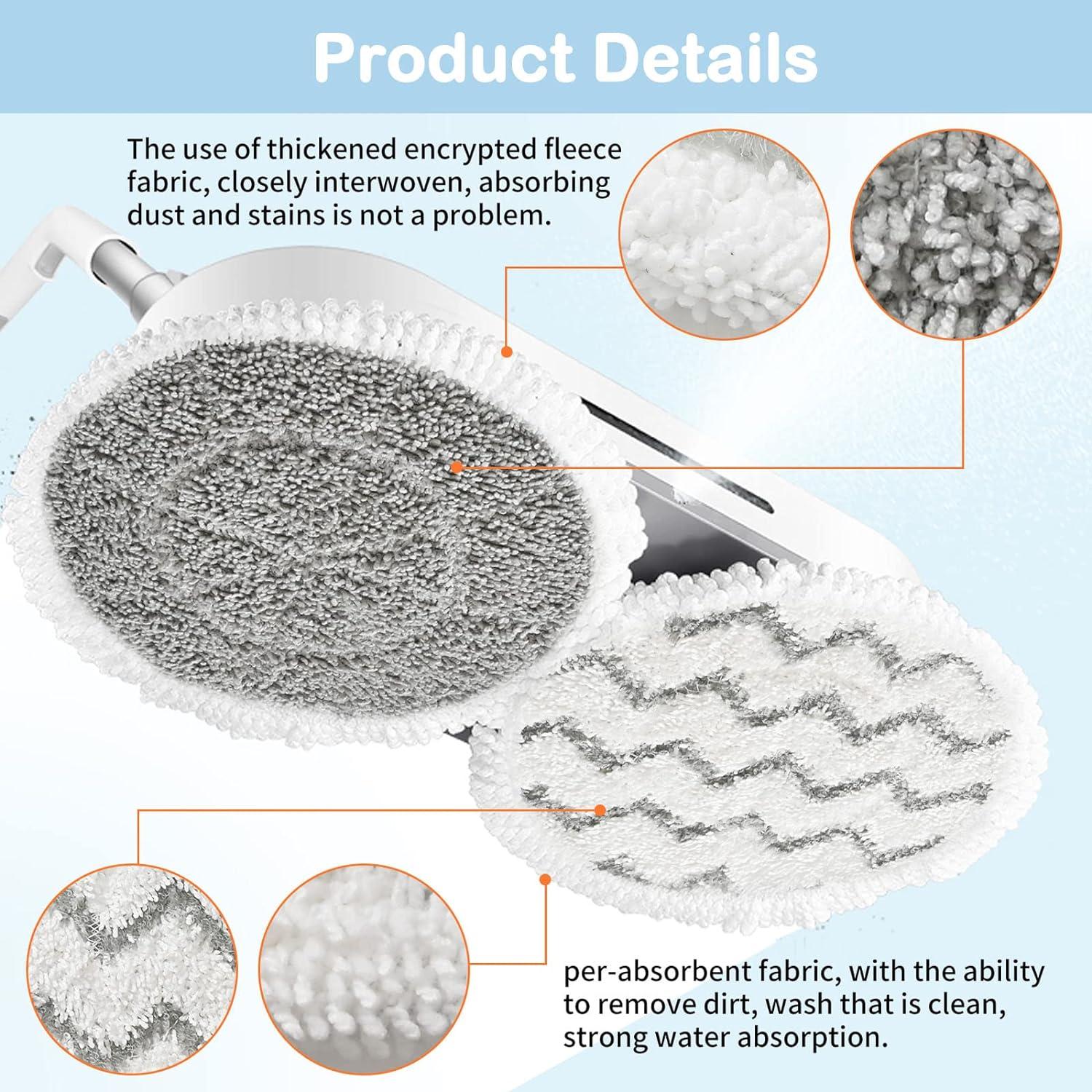 Paquete de 10 almohadillas de mopa a vapor Bvhonwe S7001