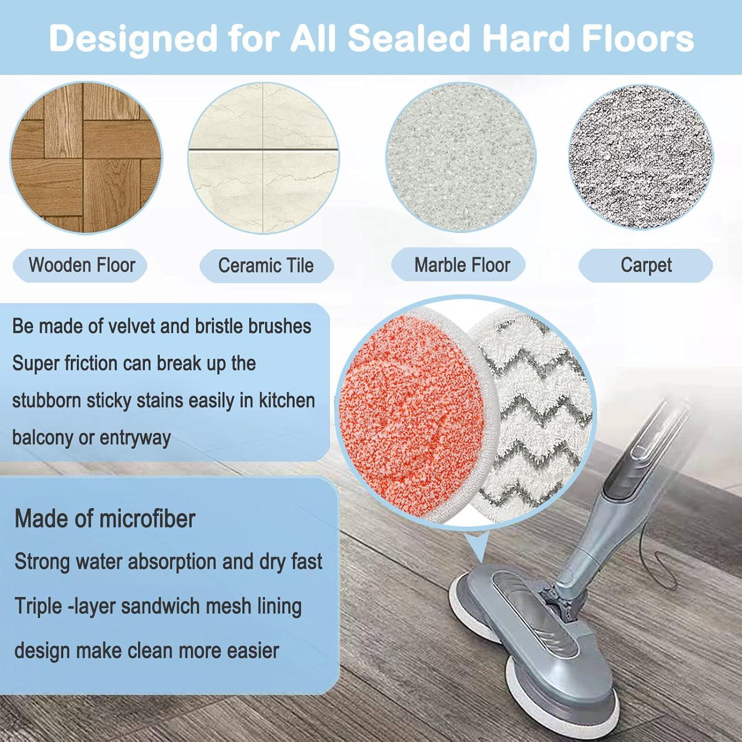 Paquete de 10 almohadillas de mopa a vapor Bvhonwe S7001