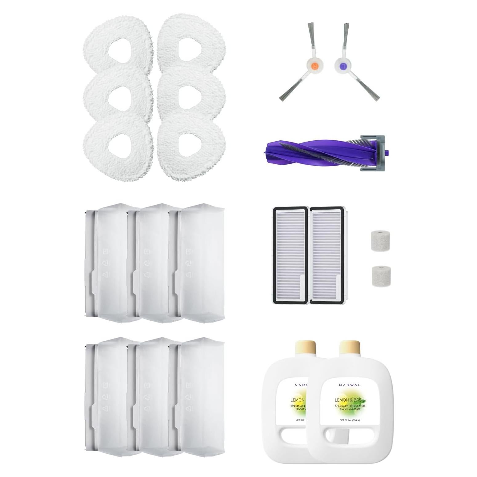 Accesorios para Aspiradora Narwal Freo X Ultra - 10 Piezas