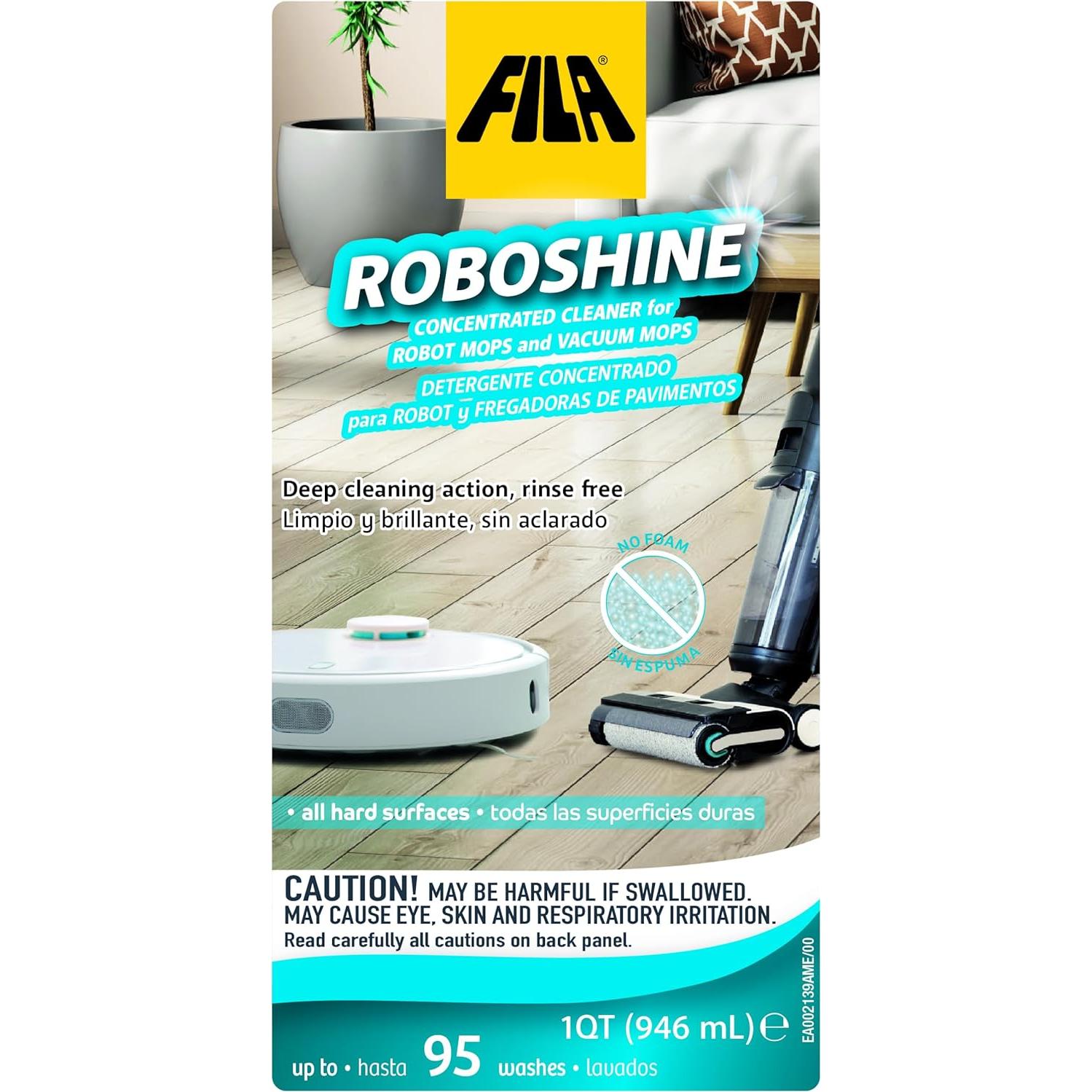 Detergente ROBOSHINE FILA para Robots Aspiradores 1L