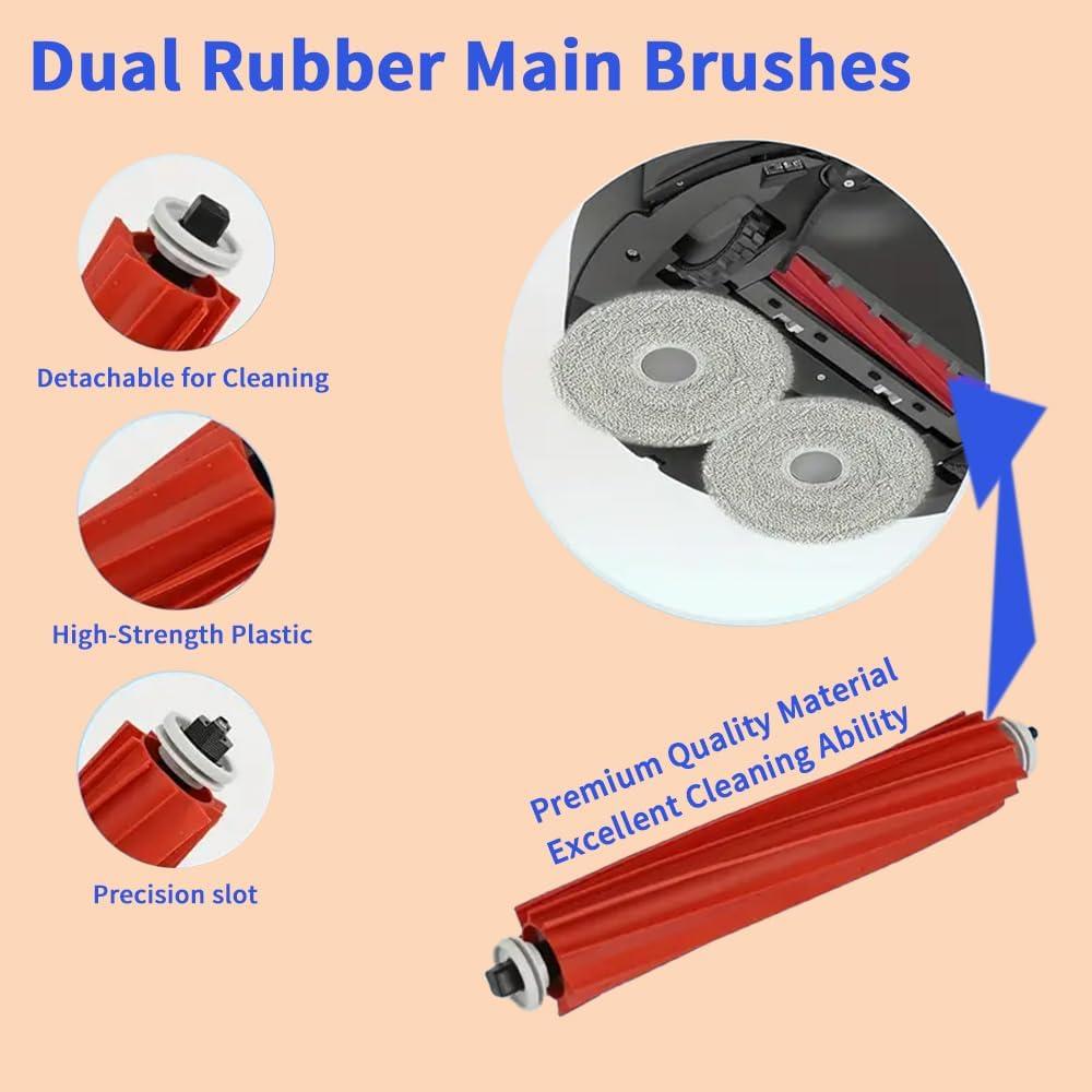 21 Piezas Repuesto Aspiradora Robot Q Revo - Filtros, Cepillos y Más