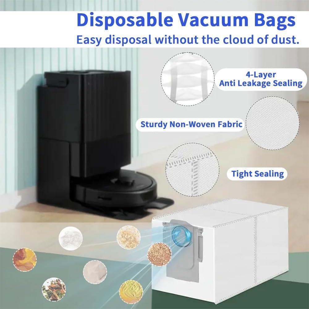 21 Piezas Repuesto Aspiradora Robot Q Revo - Filtros, Cepillos y Más