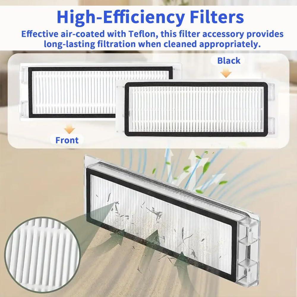 21 Piezas Repuesto Aspiradora Robot Q Revo - Filtros, Cepillos y Más