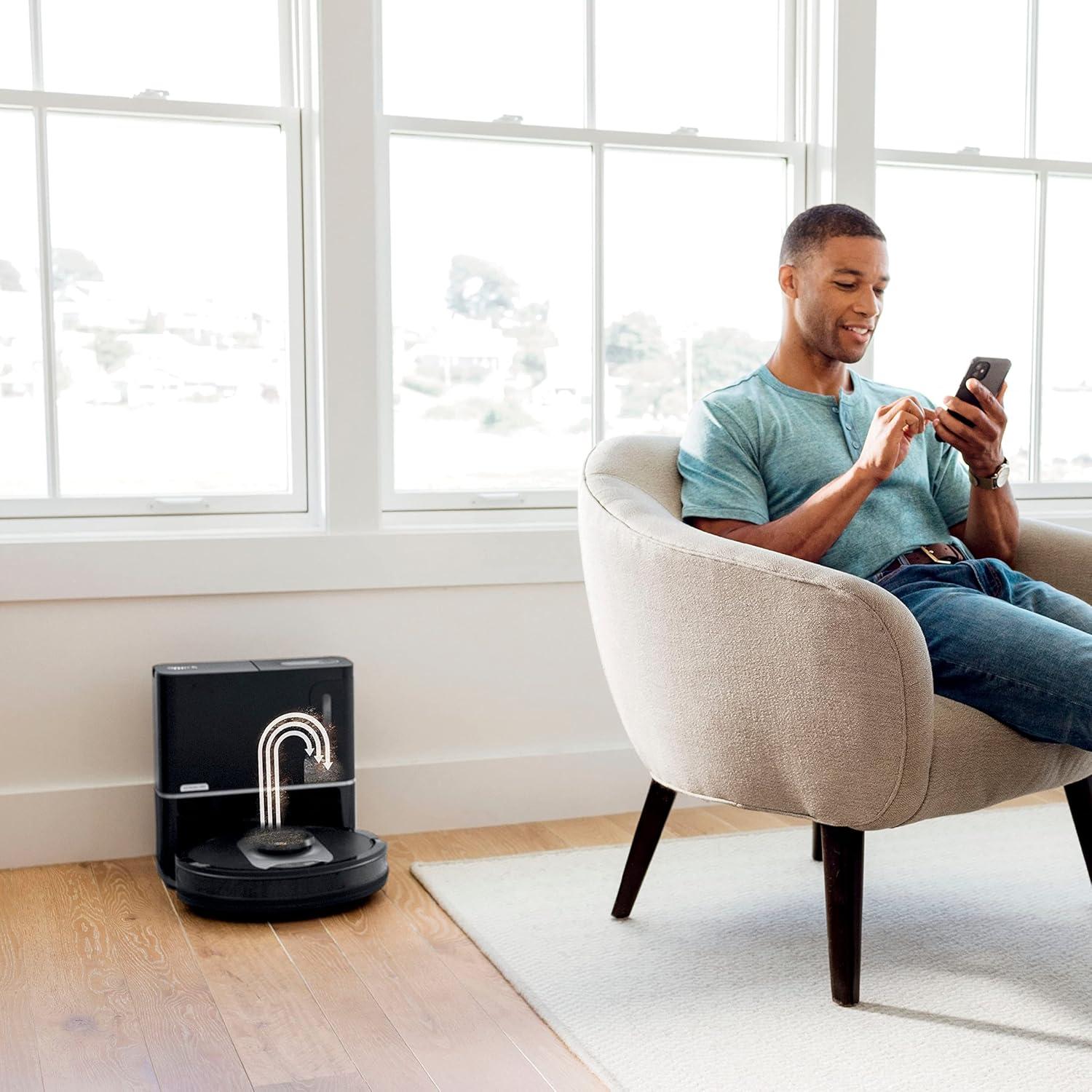 Aspiradora Robot Shark RV2502AE AI Autovaciable HEPA 60 Días