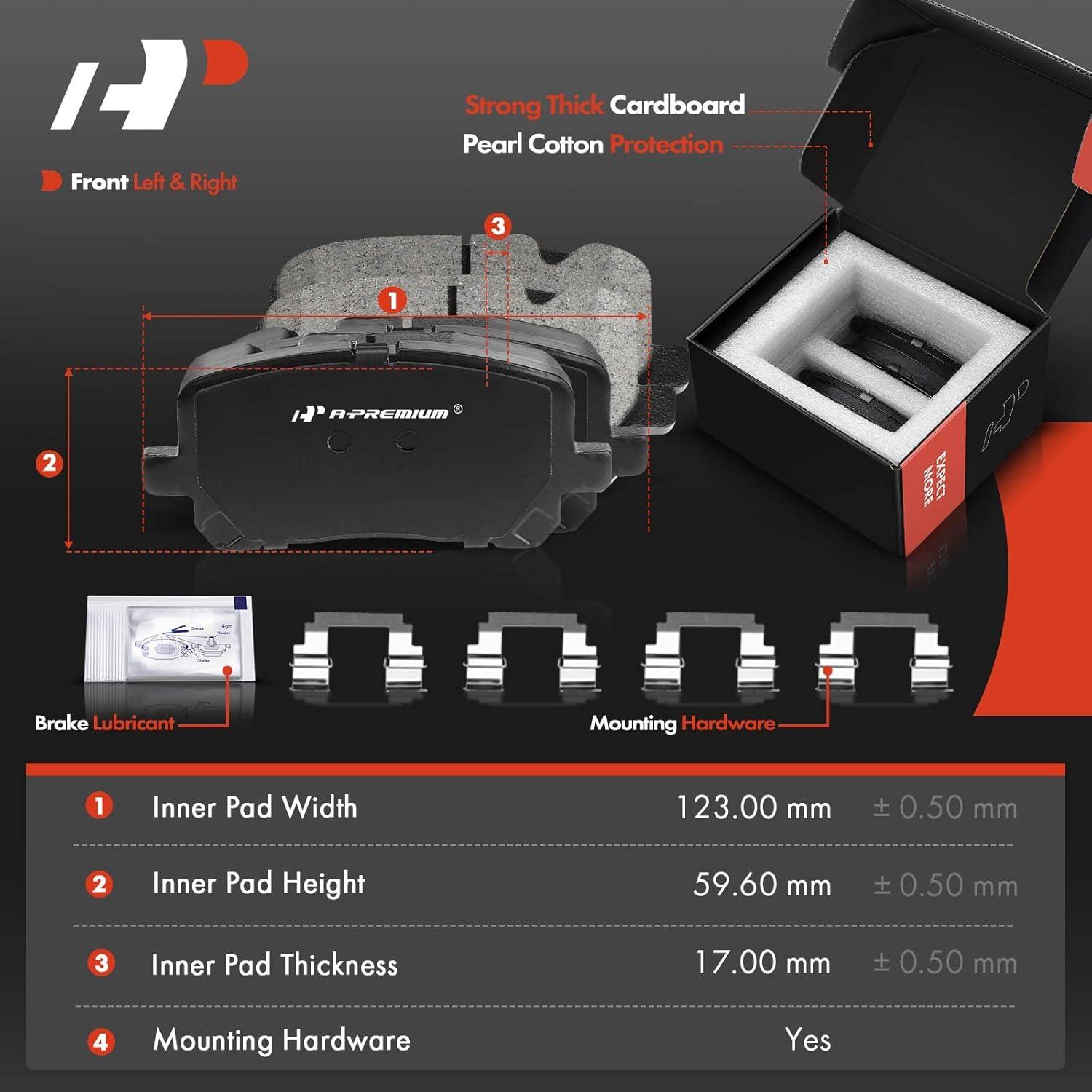 Discos de Freno Perforados y Ranurados A-Premium 275mm + Pastillas Cerámicas