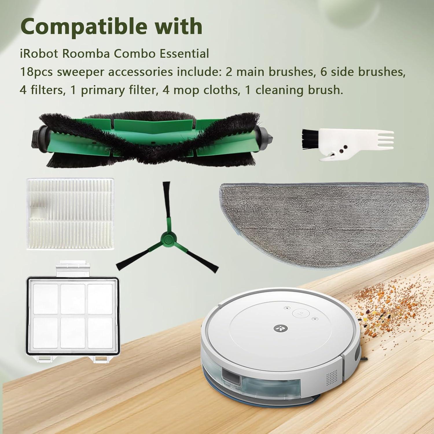 Piezas de Repuesto iRobot Roomba Combo Esencial Y0140 18 Pzs