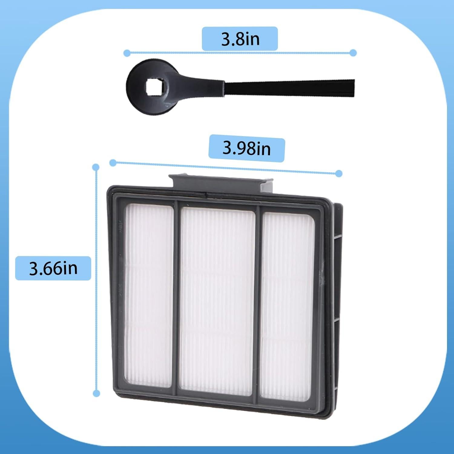 Kit de Reemplazo 2 Filtros HEPA y 4 Cepillos Shark IQ