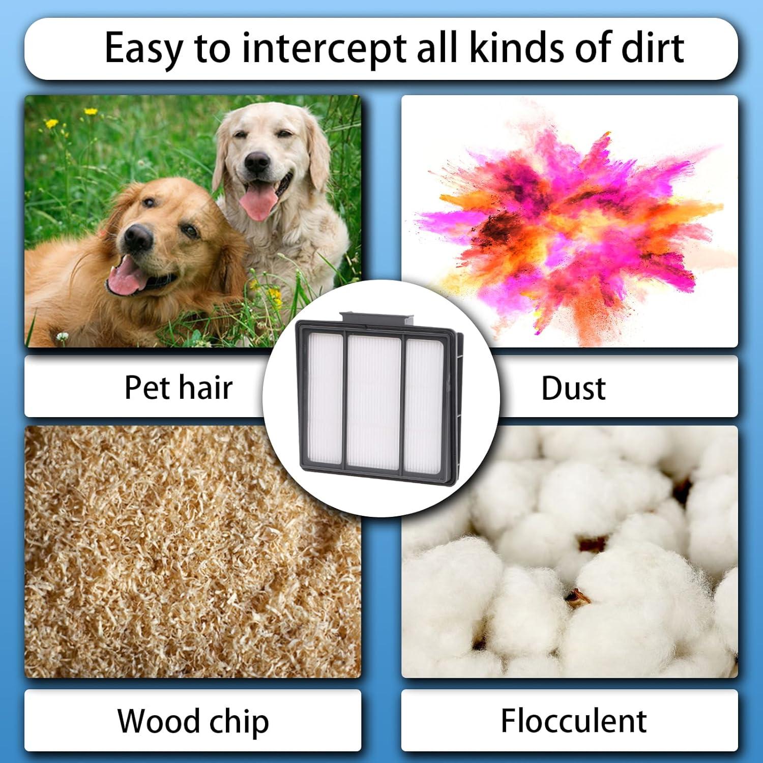 Kit de Reemplazo 2 Filtros HEPA y 4 Cepillos Shark IQ