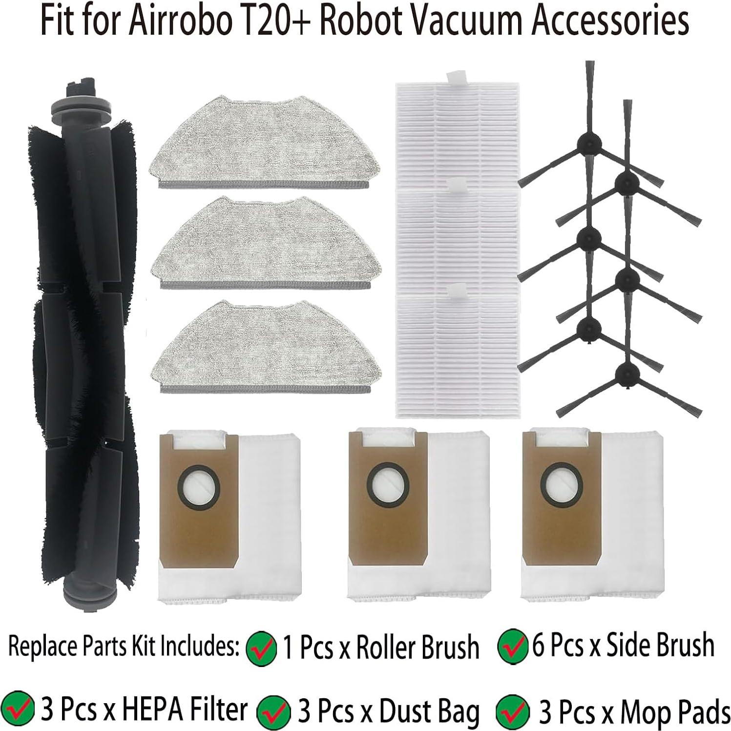 Accesorios de Reemplazo YahuPase para Aspiradora Airrobo T20+