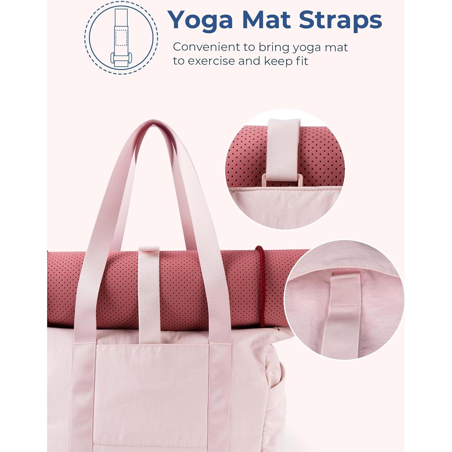 Bolsa Tote BAGSMART Mediana Rosa para Laptop 15.6"