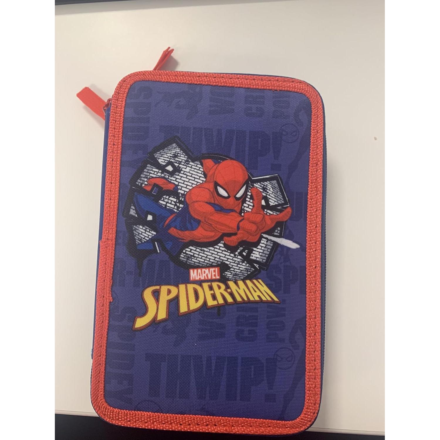 Estuche de Lápices Marvel Spiderman con Suministros Escolares