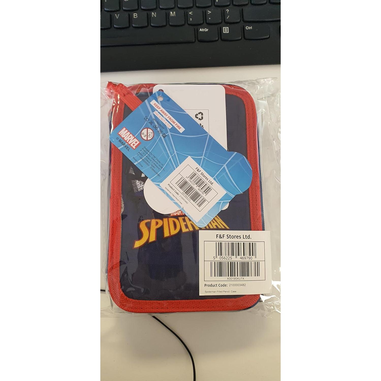 Estuche de Lápices Marvel Spiderman con Suministros Escolares