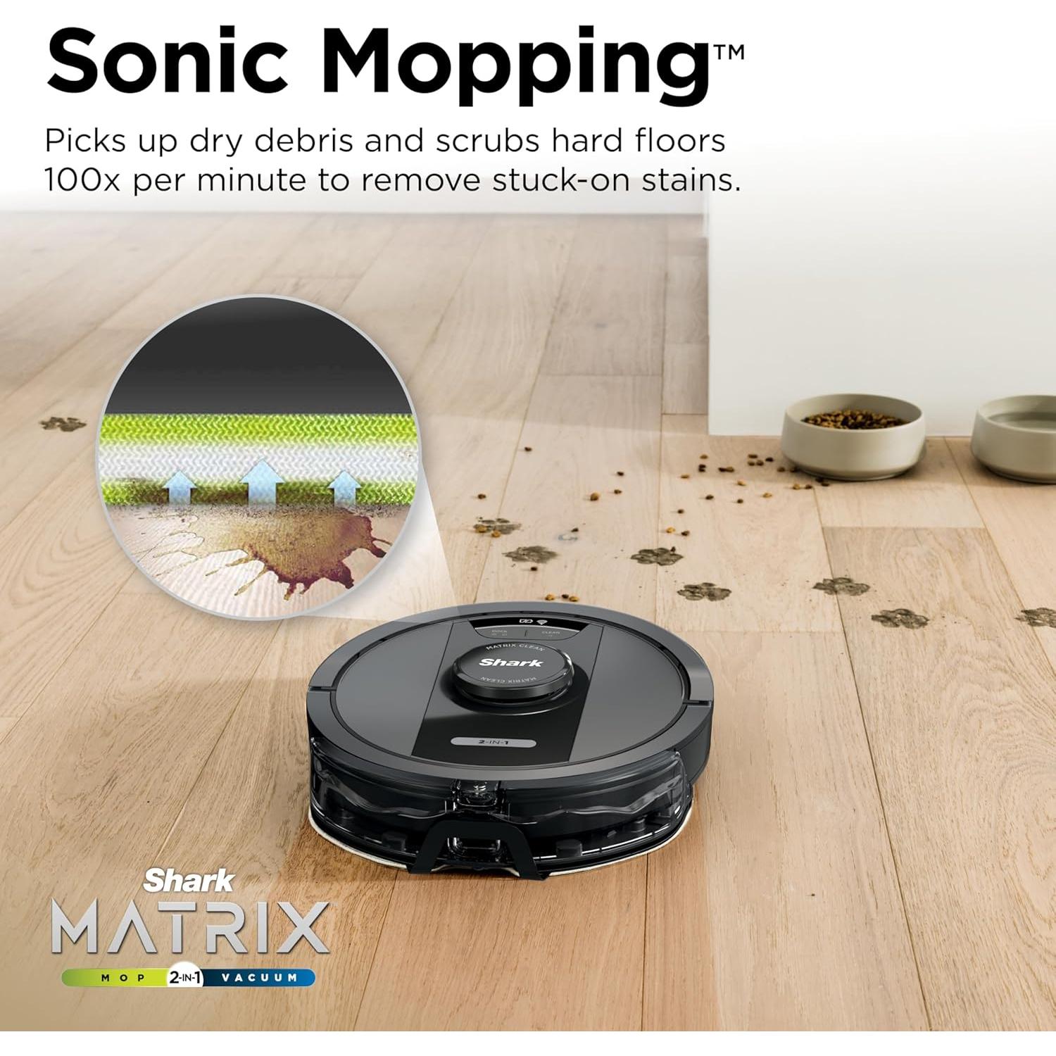 Aspiradora Robot 2 en 1 Shark RV2400WS con Trapeado y Autovaciado