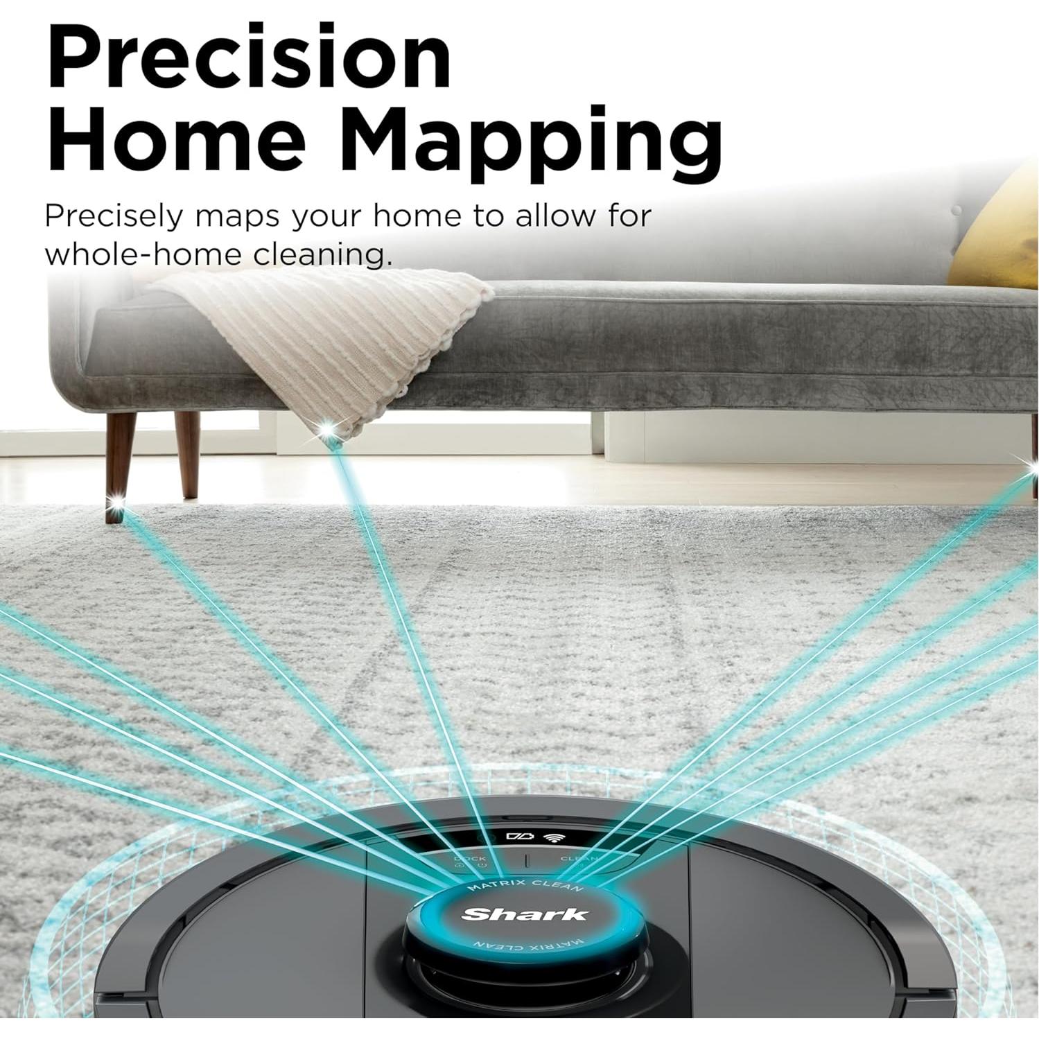 Aspiradora Robot 2 en 1 Shark RV2400WS con Trapeado y Autovaciado