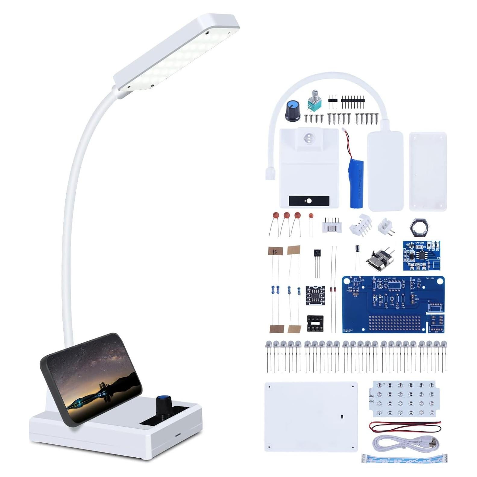 Kit de Lámpara de Escritorio LED DIY MiOYOOW con Brazo Flexible