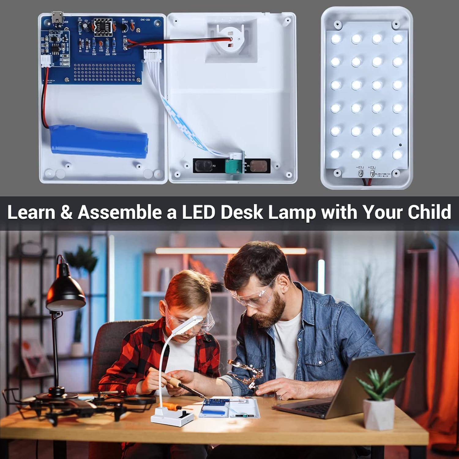 Kit de Lámpara de Escritorio LED DIY MiOYOOW con Brazo Flexible