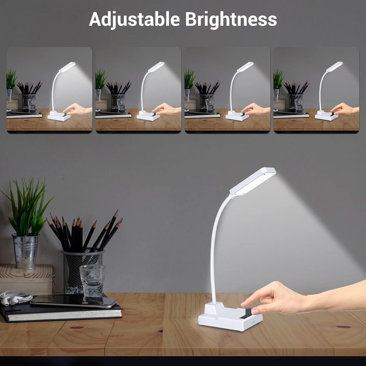 Kit de Lámpara de Escritorio LED DIY MiOYOOW con Brazo Flexible