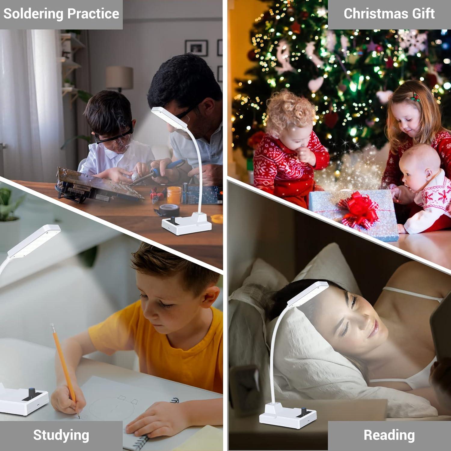 Kit de Lámpara de Escritorio LED DIY MiOYOOW con Brazo Flexible