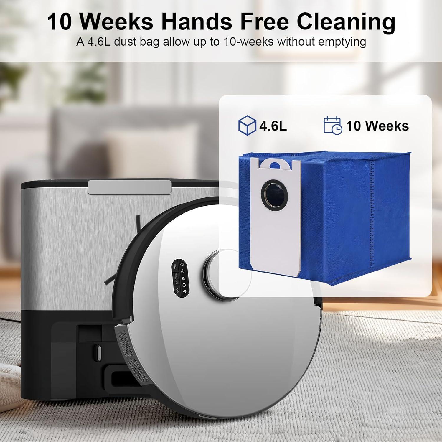 5 Bolsas de Reemplazo JurwheeR para Aspiradora BObsweep RC400