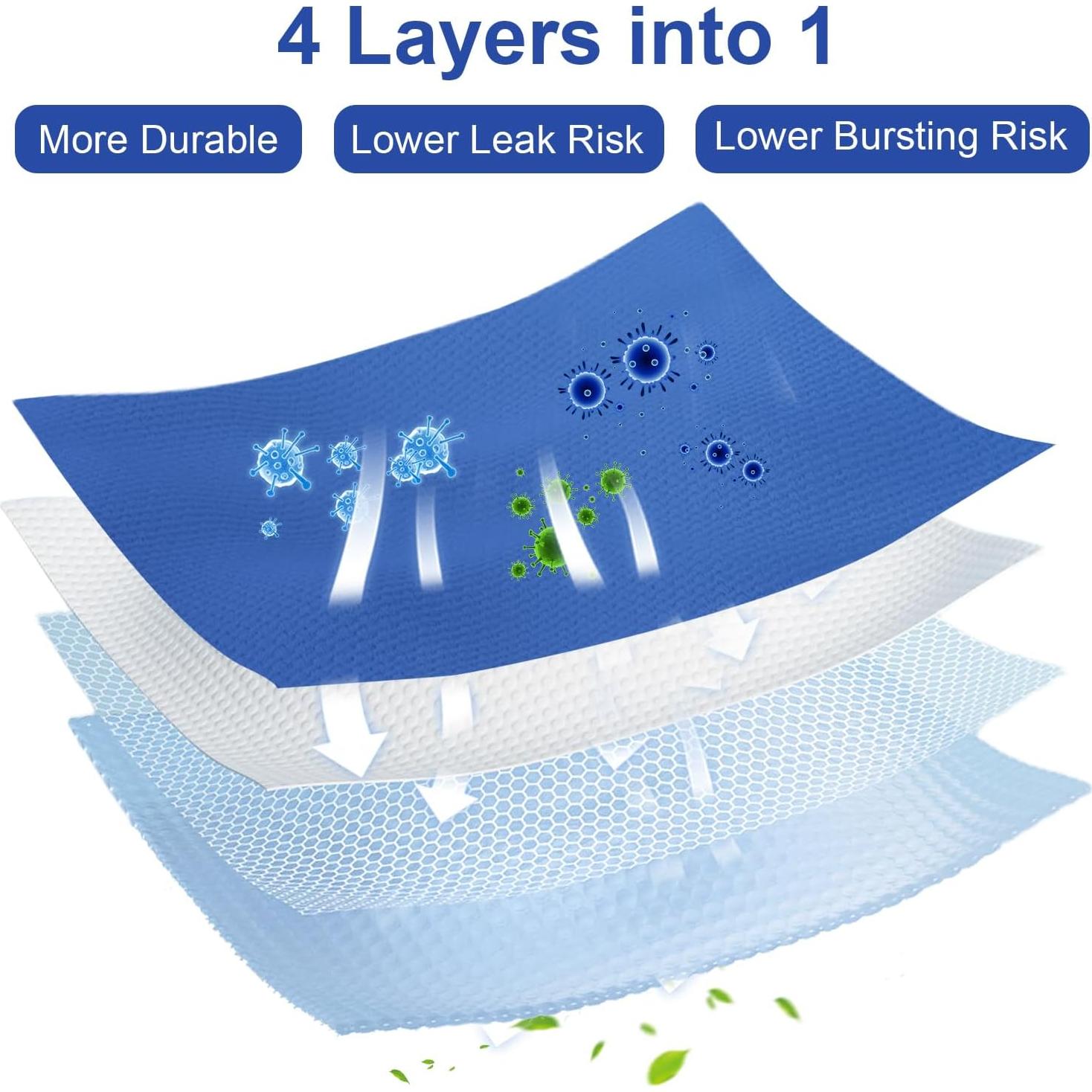 5 Bolsas de Reemplazo JurwheeR para Aspiradora BObsweep RC400