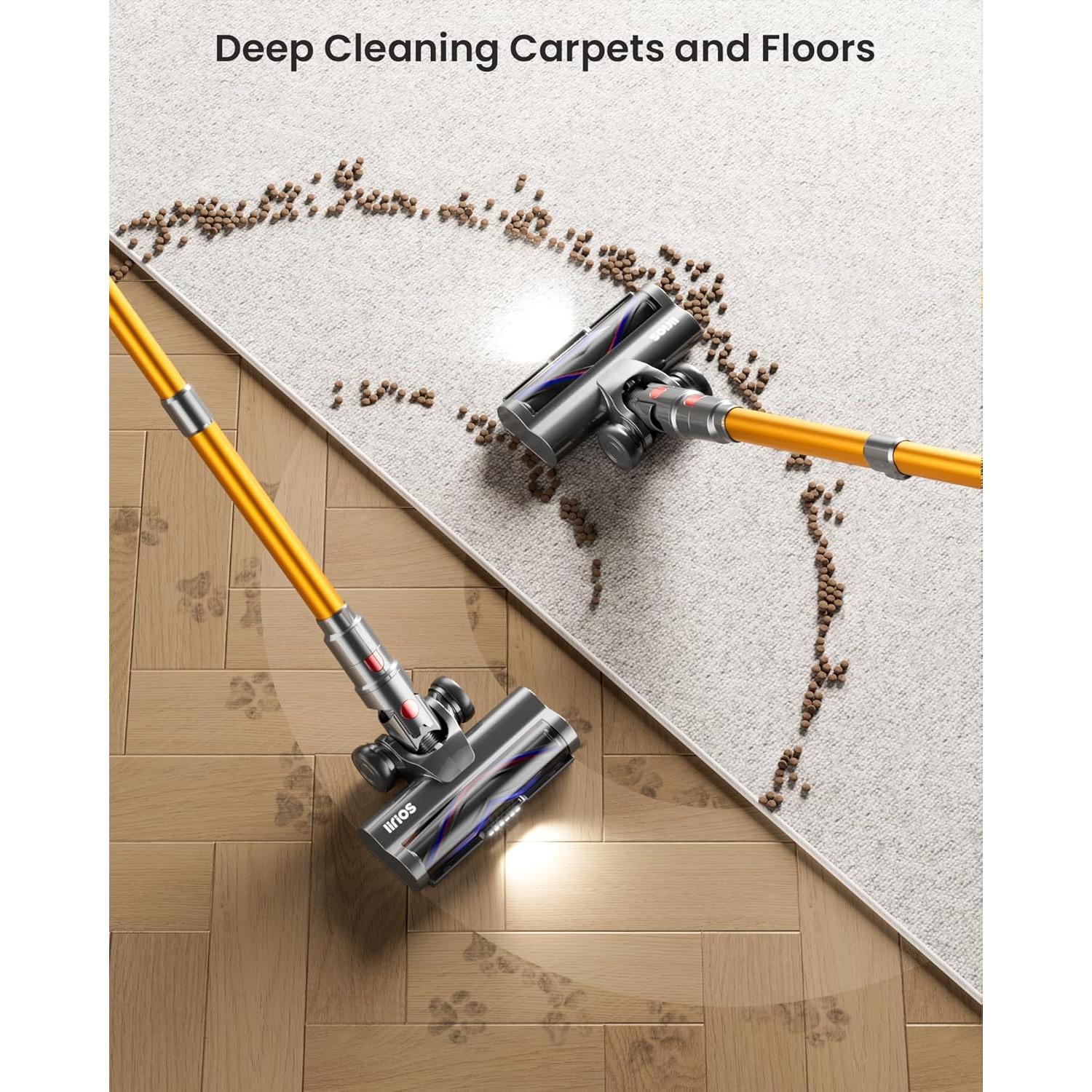 Aspiradora Inalámbrica Iirios Q7 550W 45KPA 70Min Oro