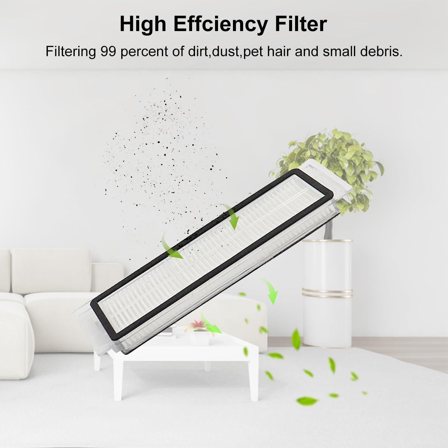 16 Piezas de Repuesto Dentego para Roborock S6 y S5 Max