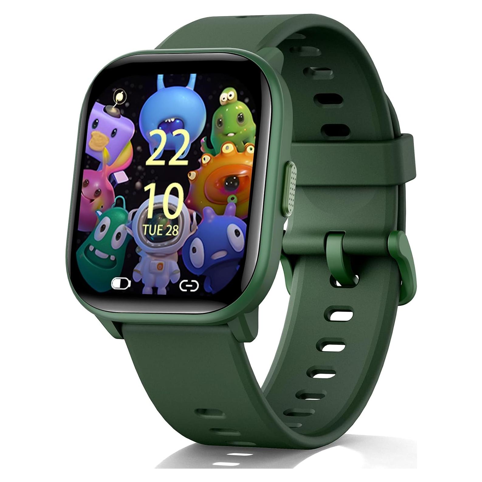Reloj Inteligente HENGTO W99 para Niños Verde 20 Modos