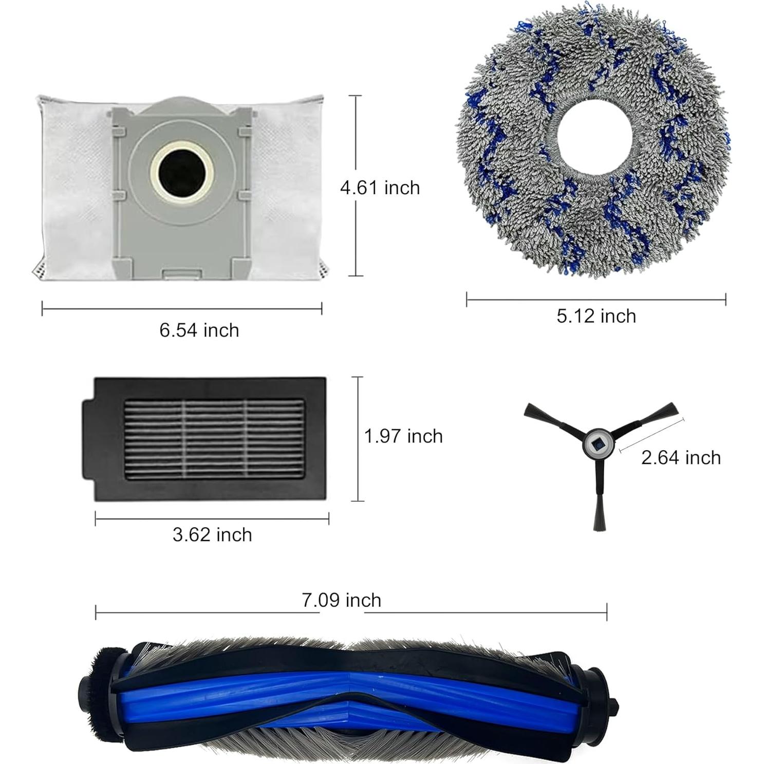 Accesorios de Reemplazo ECOVACS DEEBOT T50 MAX - 20 Piezas