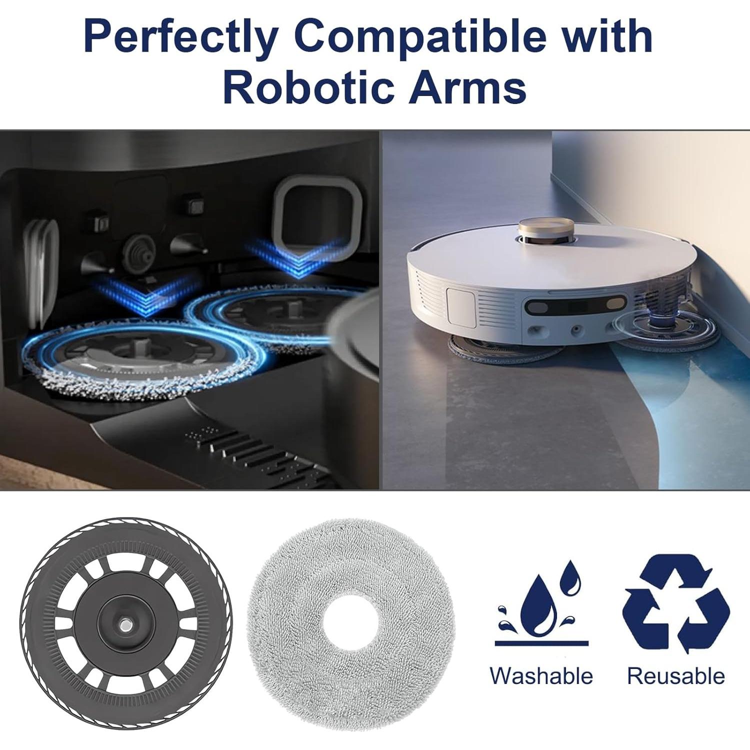 Mopas de Reemplazo con Soporte MsDaos para Dreame L10S Pro