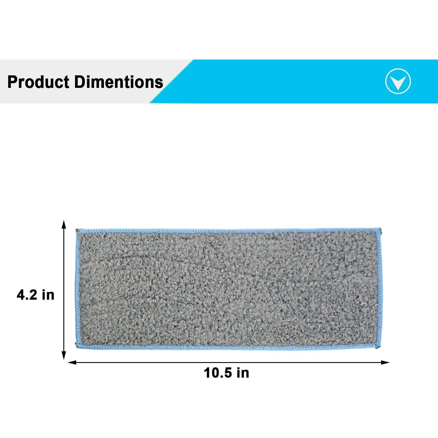 Extolife 8 Almohadillas Reutilizables para iRobot Braava Jet M6