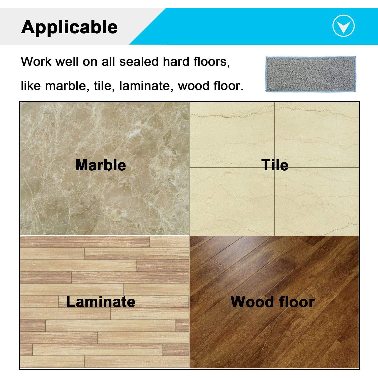 Extolife 8 Almohadillas Reutilizables para iRobot Braava Jet M6