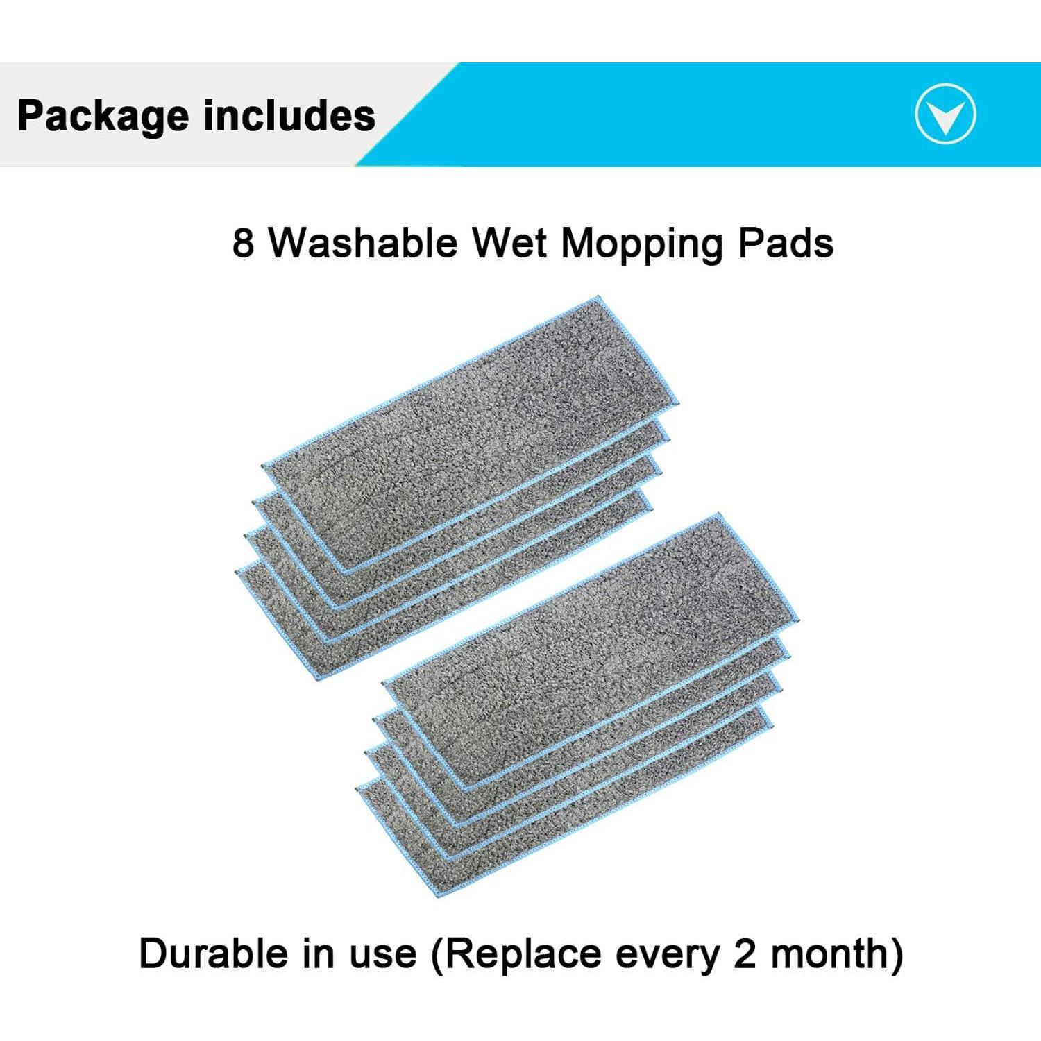 Extolife 8 Almohadillas Reutilizables para iRobot Braava Jet M6