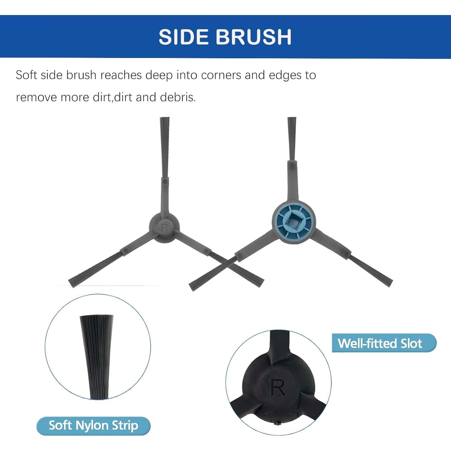 18 Piezas Repuesto Aspiradora Robot Eureka J15 Pro Ultra