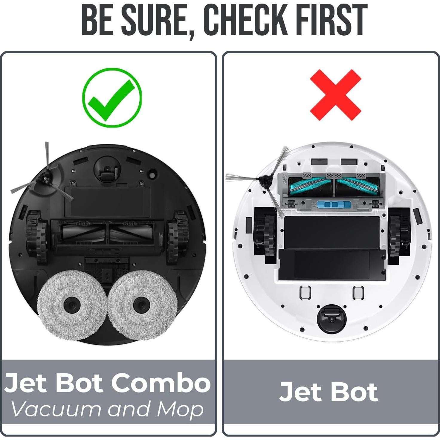 Cepillo Lateral Giratorio Laoneer para Robot Aspiradora Samsung Bespoke Jet Bot