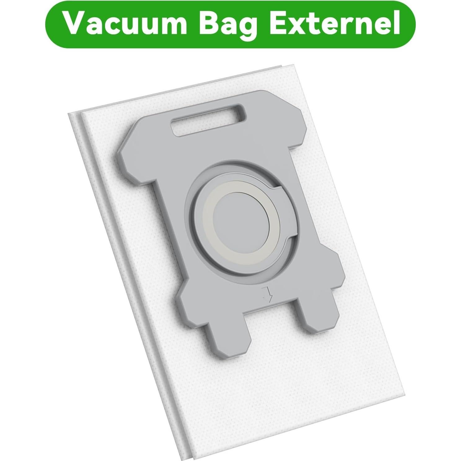 Paquete de 12 bolsas de desecho NautDuty para aspiradoras i3, i4, i7, j7, s9