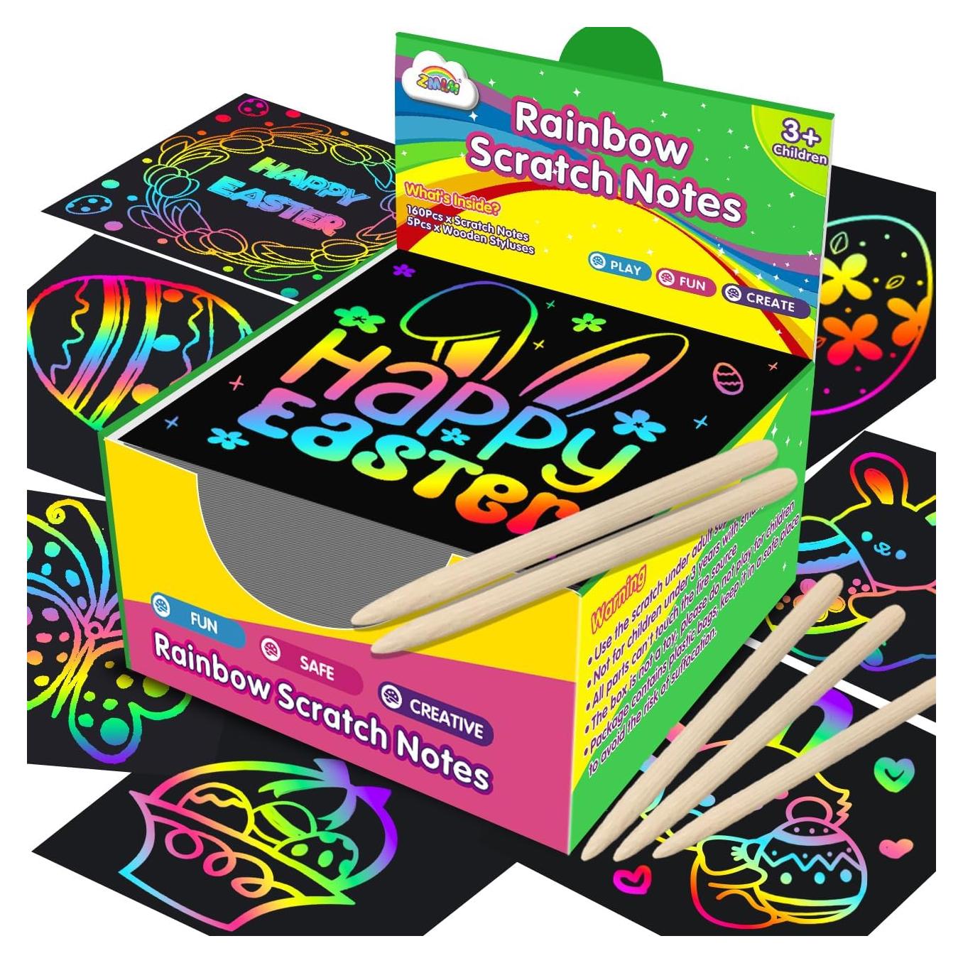 Notas de Arte de Rascar ZMLM 125 Hojas 8.5x8.5 cm