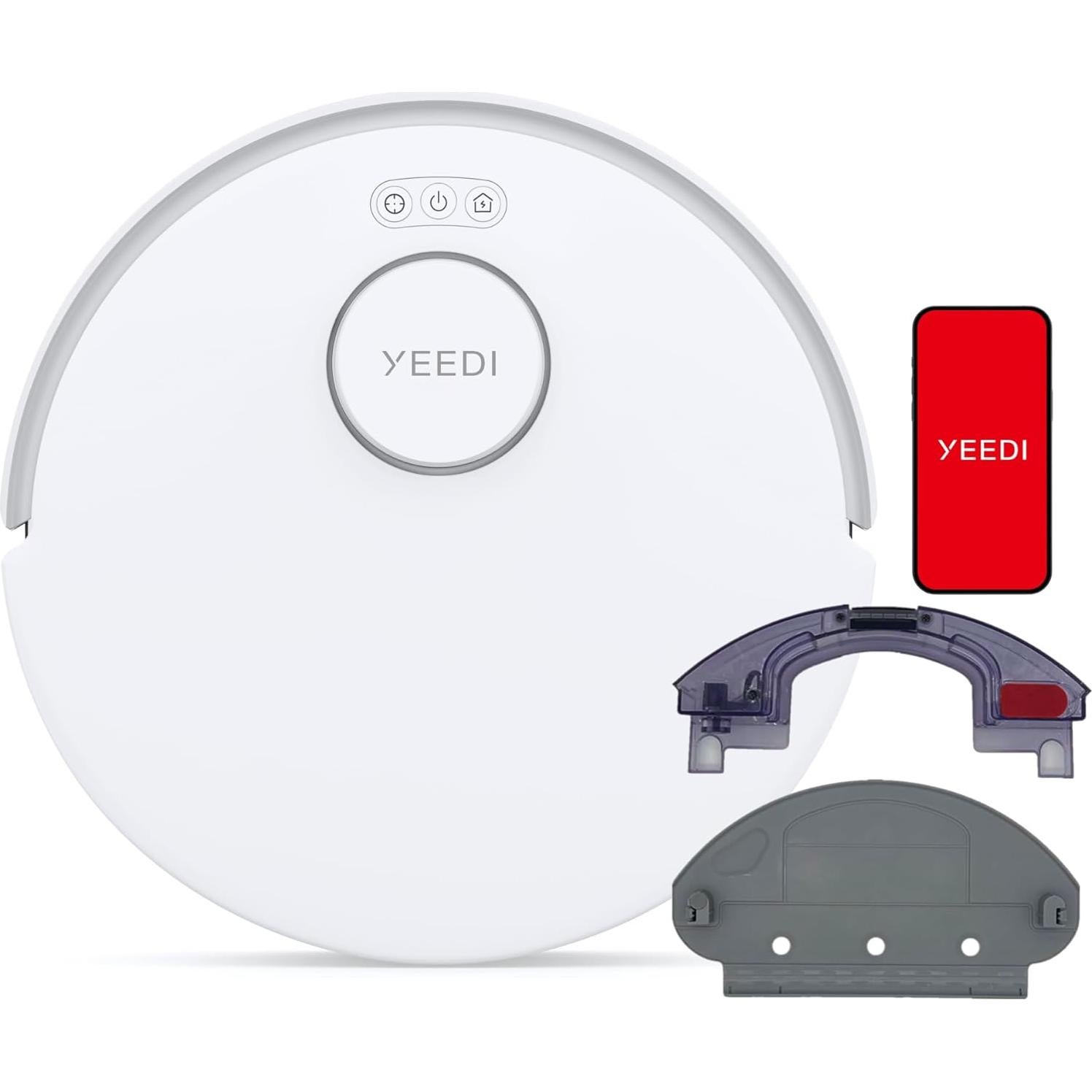 Aspiradora Robot Yeedi C12 con Kit Buddy - 8000Pa Succión