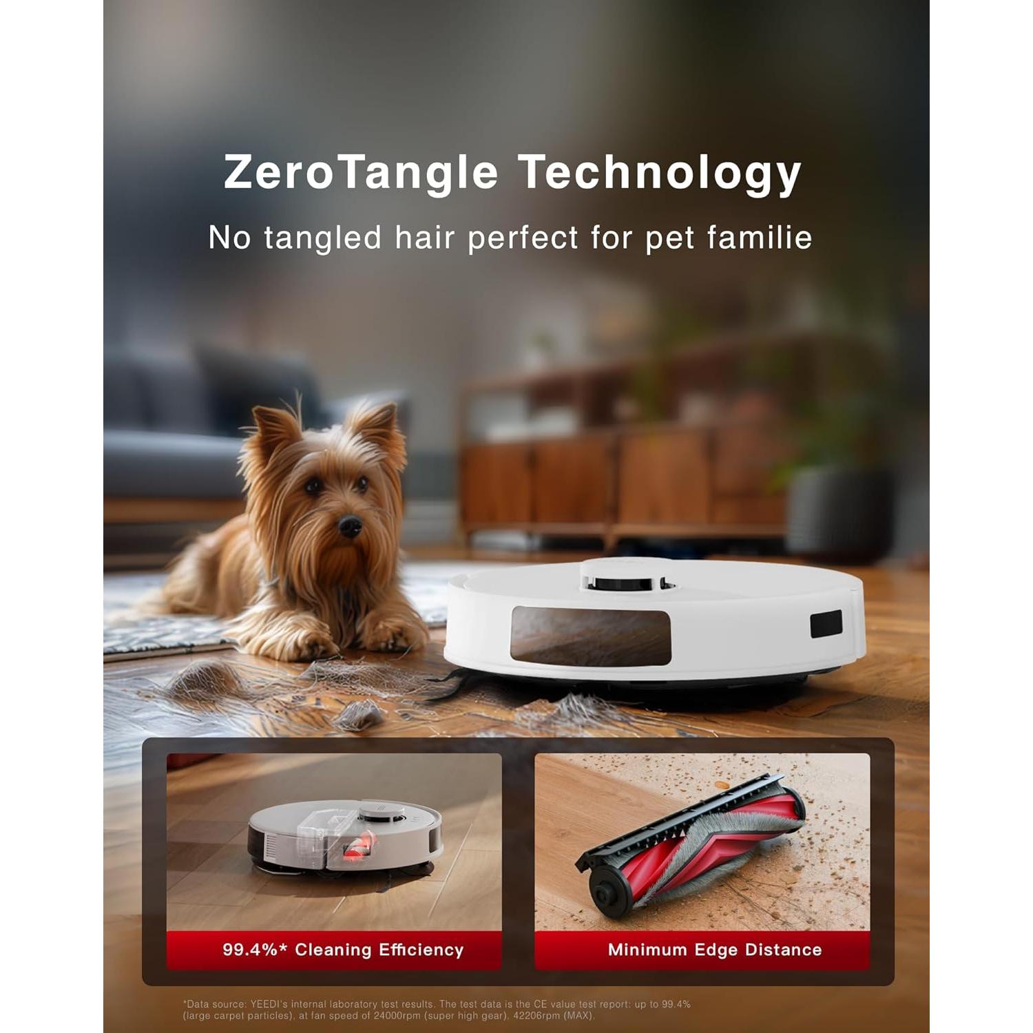 Aspiradora Robot Yeedi C12 con Kit Buddy - 8000Pa Succión