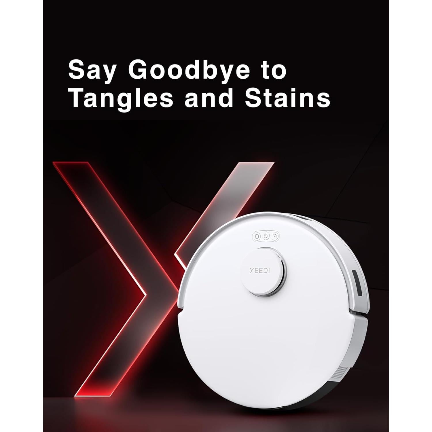 Aspiradora Robot Yeedi C12 con Kit Buddy - 8000Pa Succión