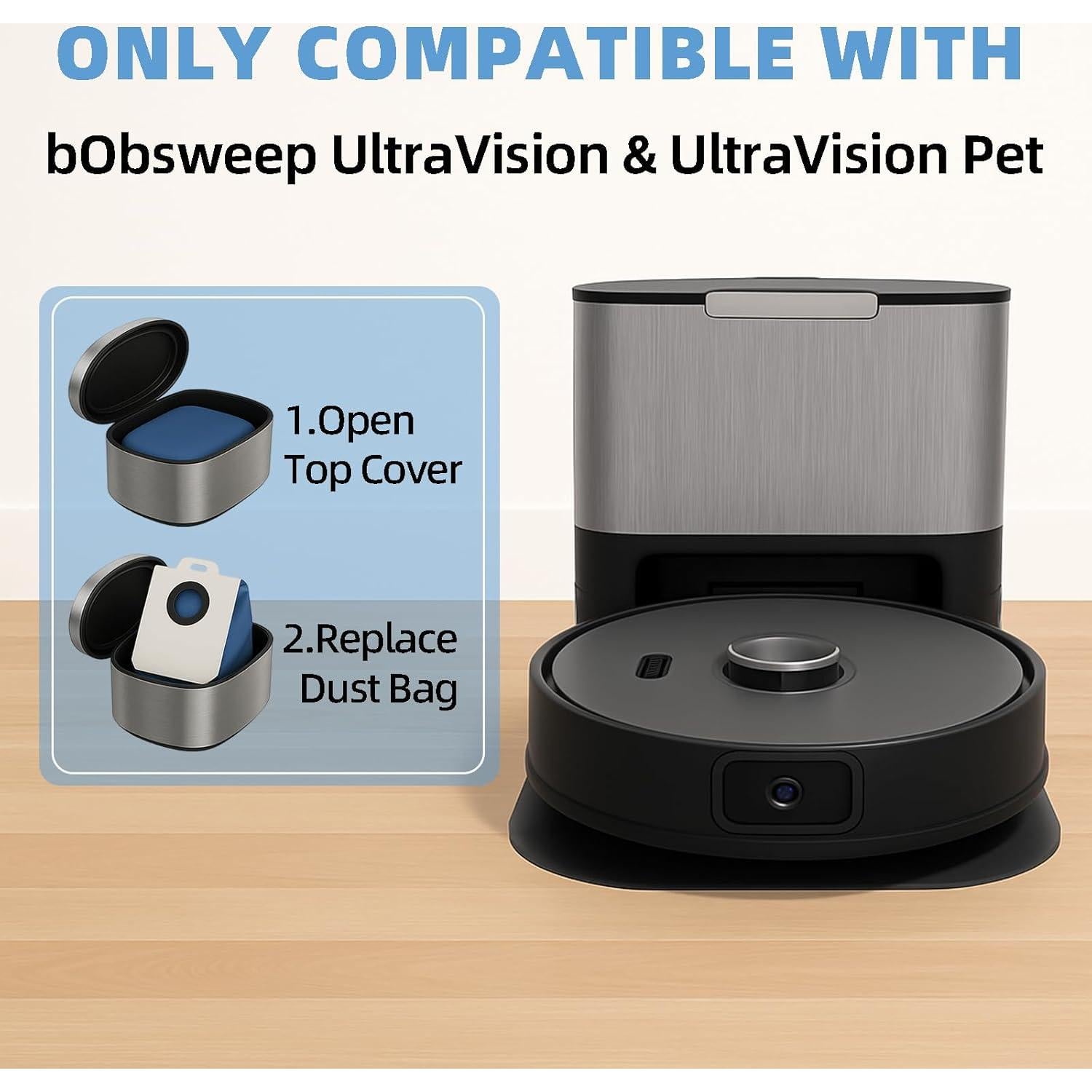 Paquete de 6 Bolsas de Polvo 6L HUIZHEN para bObsweep