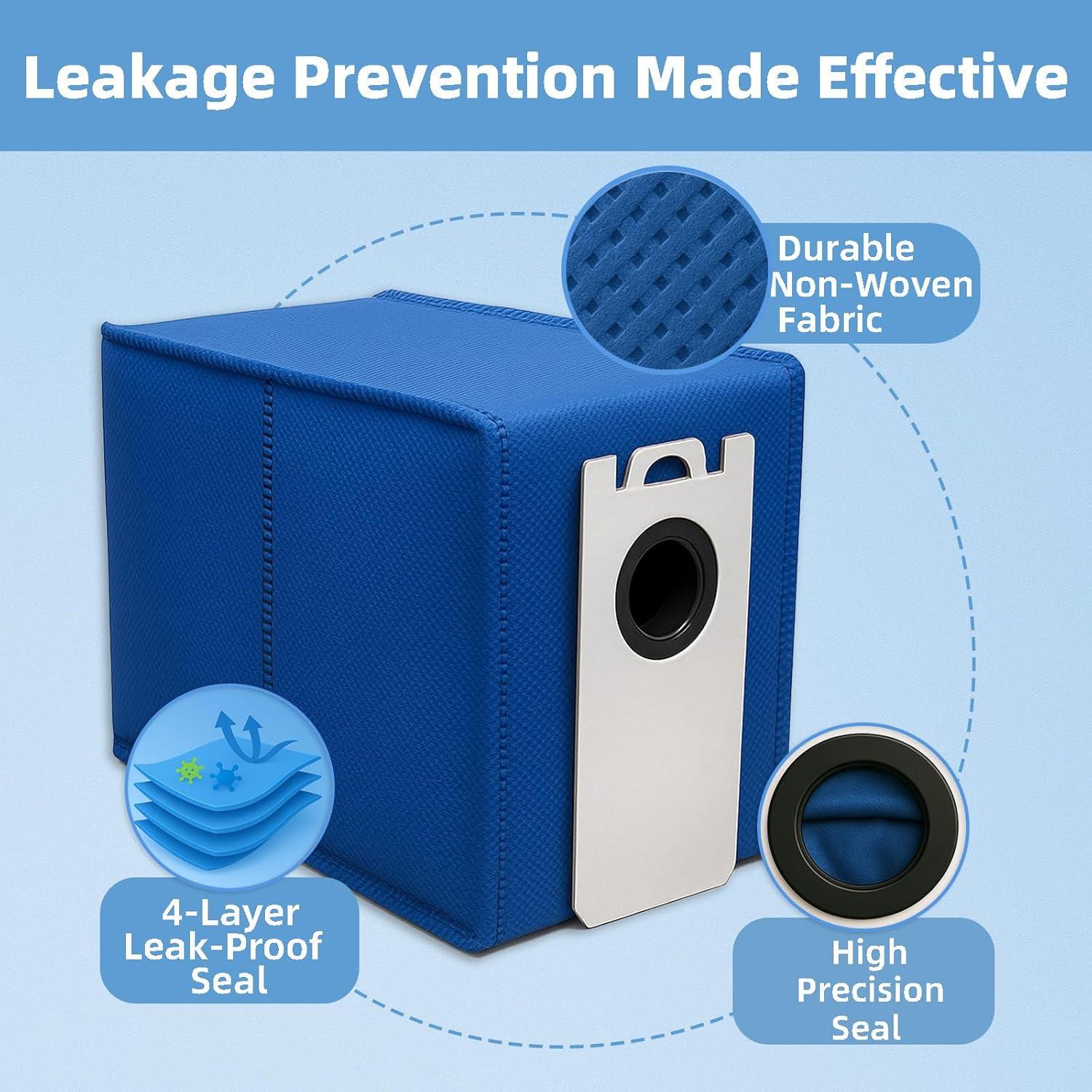 Paquete de 6 Bolsas de Polvo 6L HUIZHEN para bObsweep