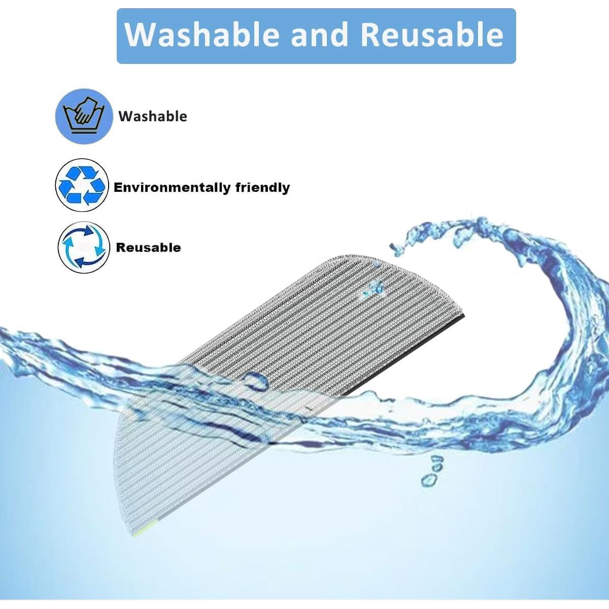 6 Almohadillas de Reemplazo Microfibra para Robot Shark AV2800