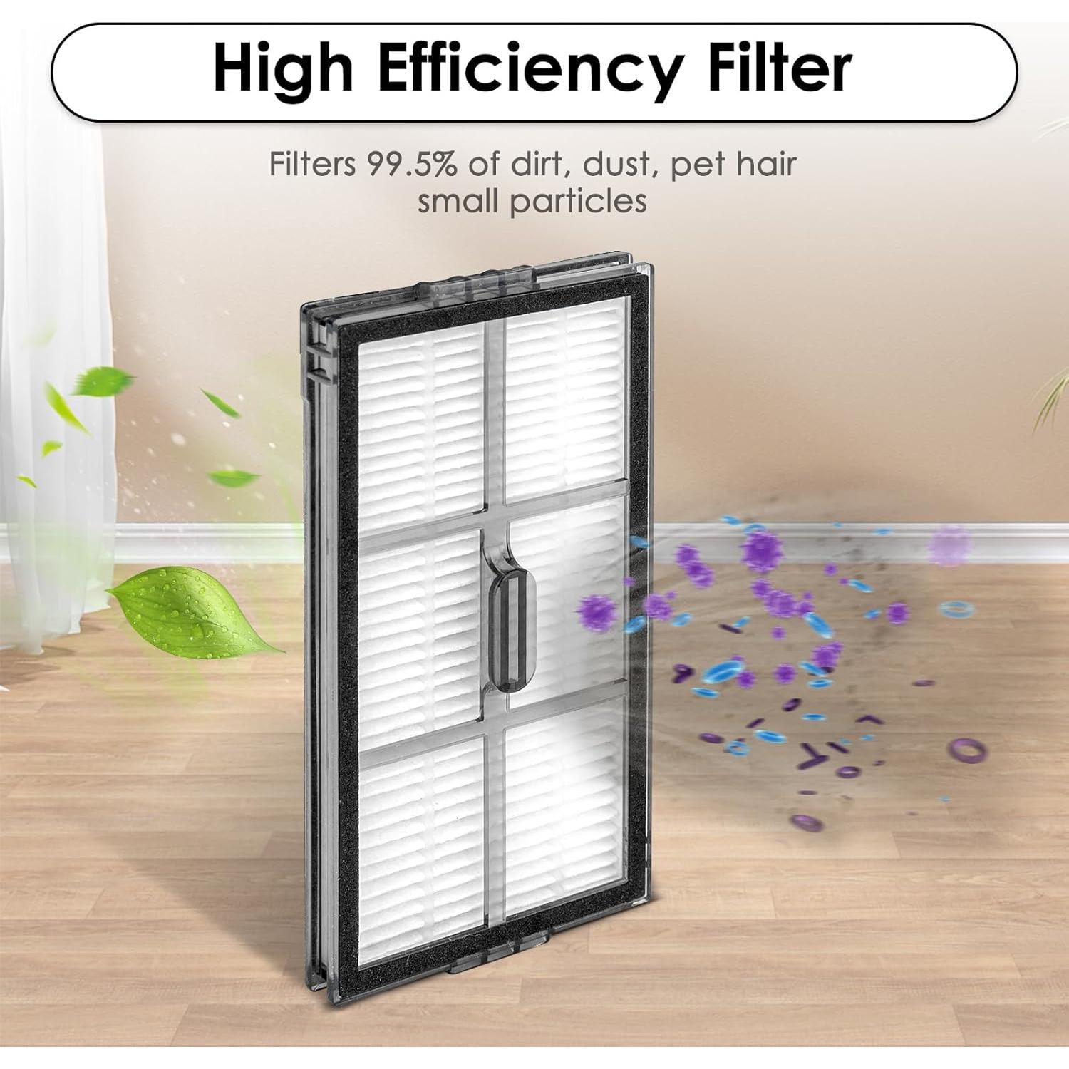 Kit de Accesorios LemonRunRun para Aspiradora Roborock Saros 10R